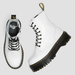 New In Box- Dr Martens Jadon White Platform Boot